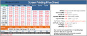 View Price Sheet